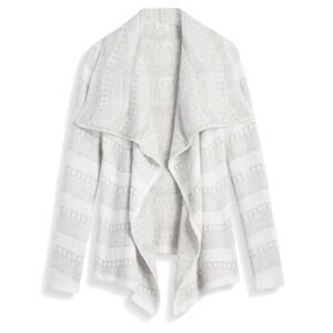 Pixley Willow Draped Cardigan Cream Beige Medium Stitch Fix NWT
